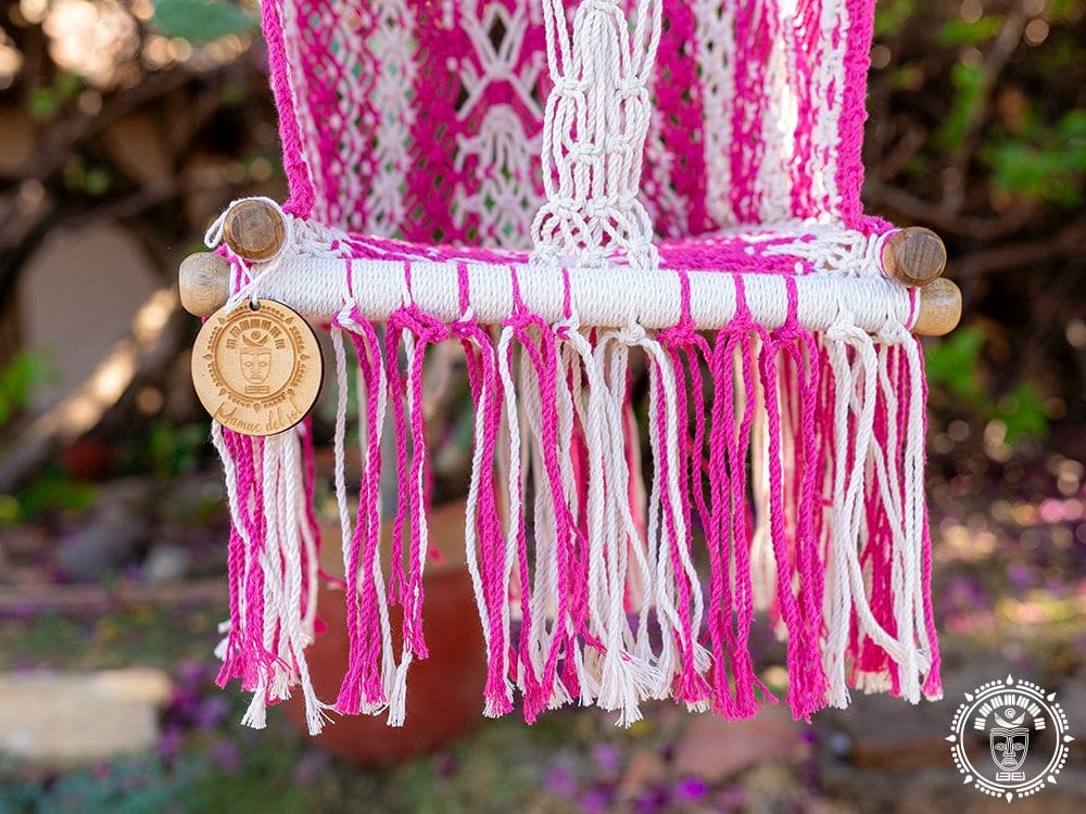 Hamac bébé macramé Rosado