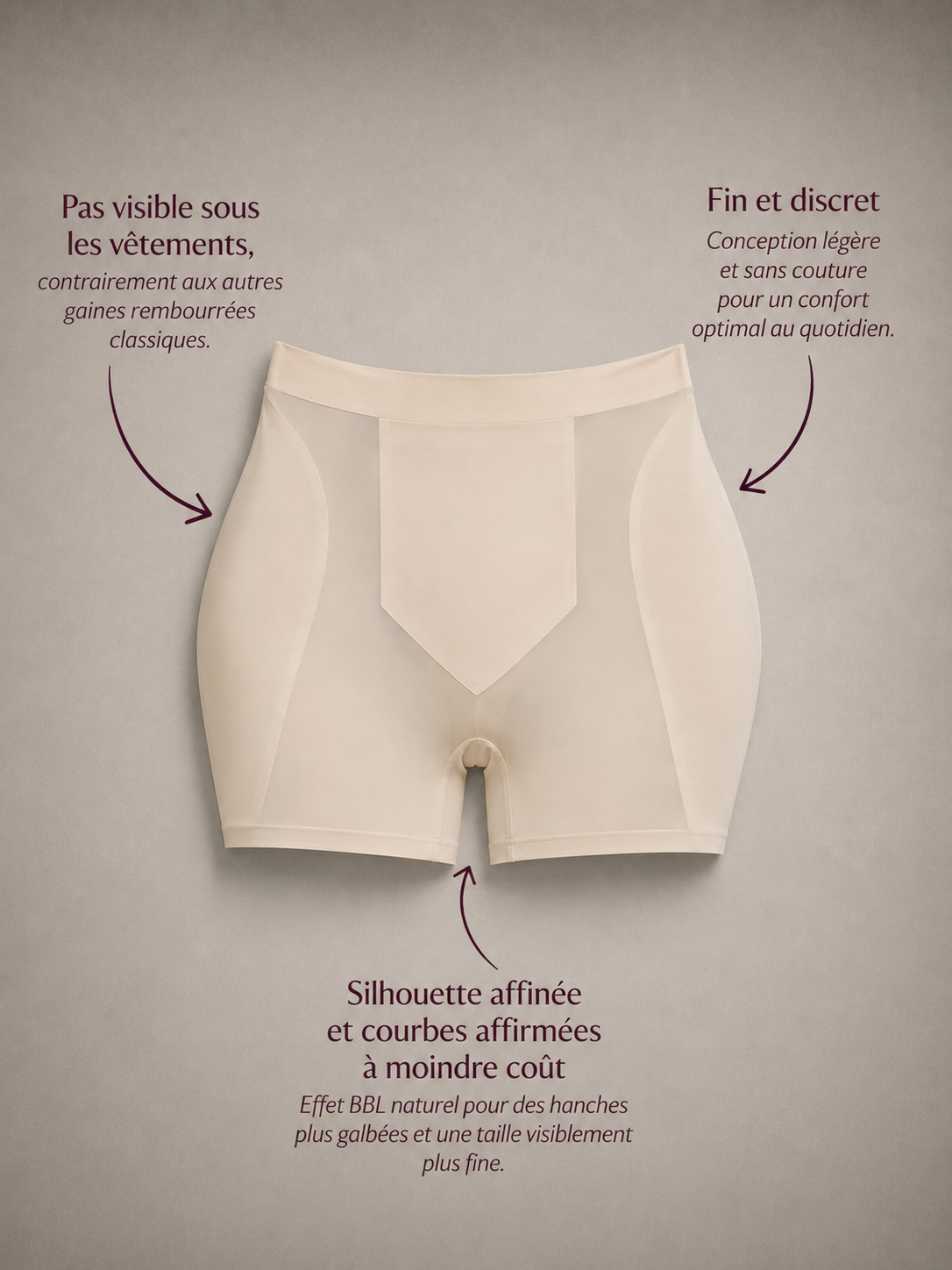 : Short Sculptant Invisible